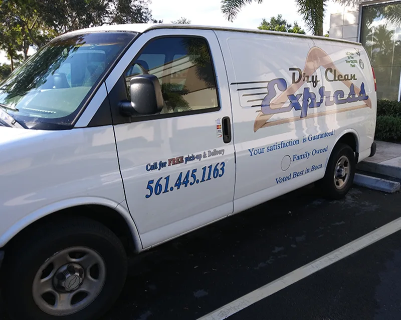 Dry-Clean-Express-of-Boca-truck-delivery